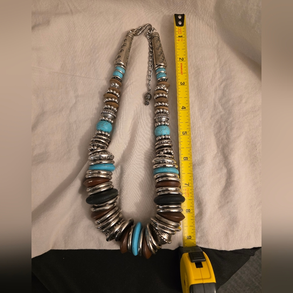 Bold Statement Necklace – Tribal / Southwestern Inspired - Picture 5 of 5